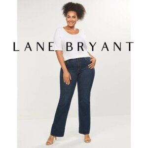 Lane Bryant Womens blue Bootcut genius fit jeans Sz 14